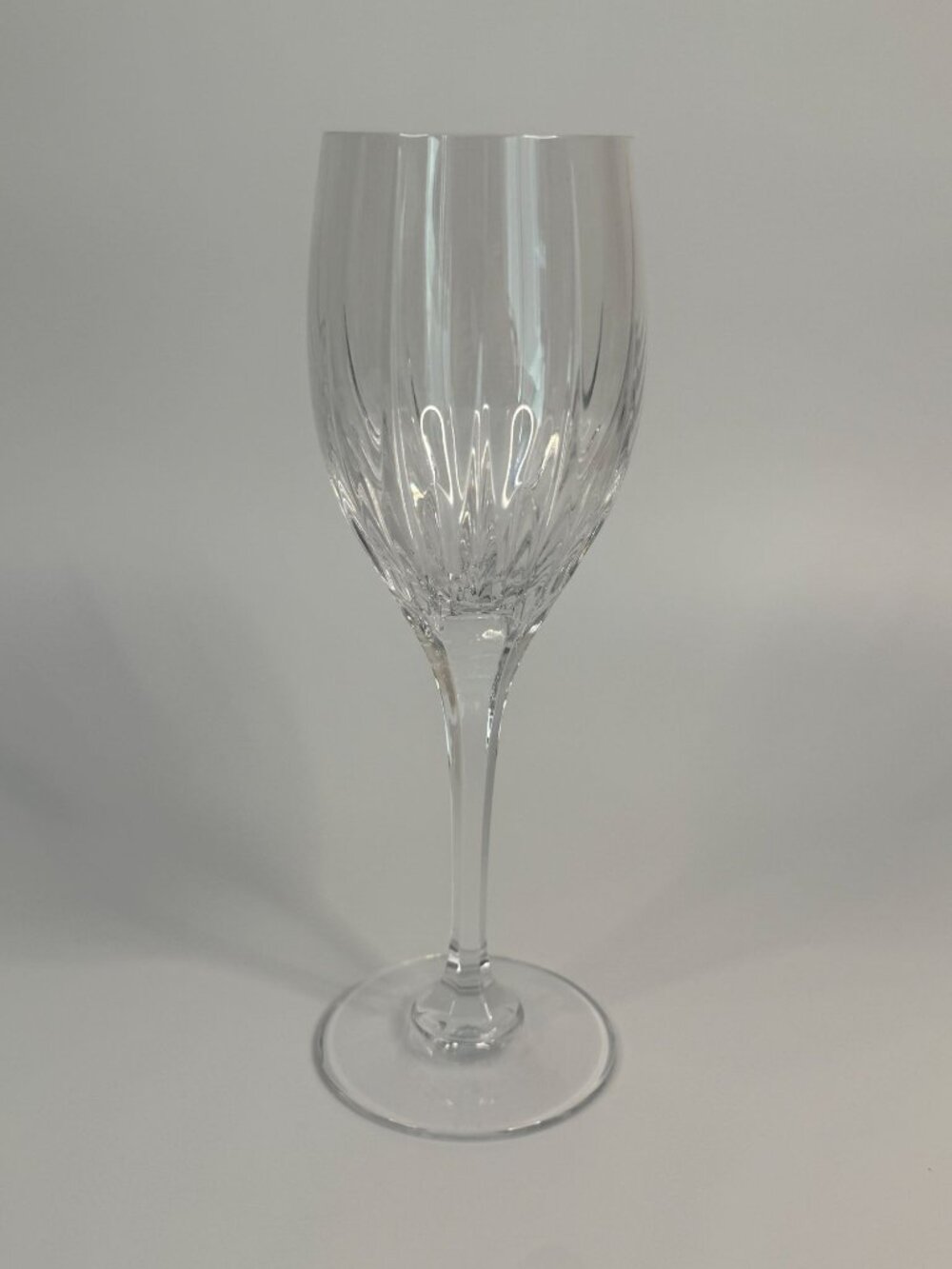 9" Mikasa Arctic Lights Crystal Wine Glass / Water Goblet